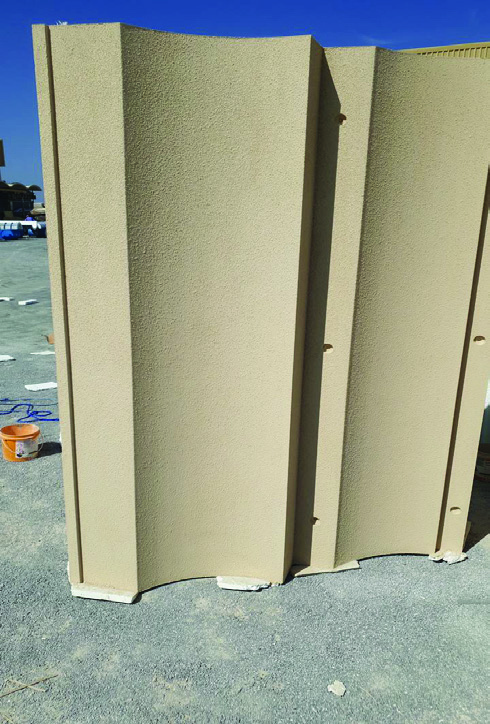 GRC Curved Panels